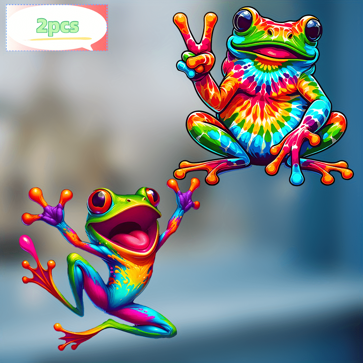 

Frog Stickers, Add , Car Stickers, Computer Stickers. Suitable For Cars, Trucks, Trucks, Off-road Vehicles, Windows, Walls, Laptops, Cups, Luggage .