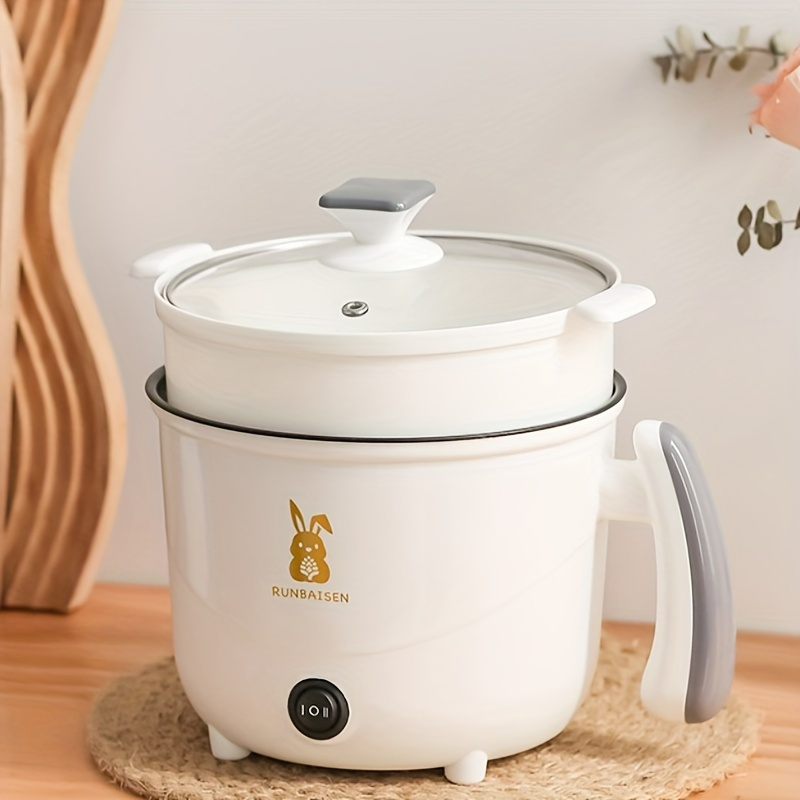 TEMU Multi-functional Electric Cooker - And Heat-resistant, Suitable For Frying, Stirring, Etc. - 110v-130v, U.s. Plugs