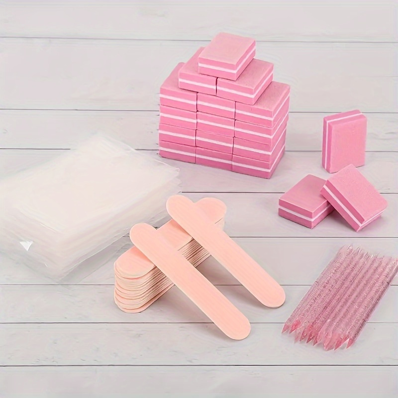 

30pcs Nail Art Kit: Mini Files, Polishing Pads & Sticks - No Power Needed, Ideal For Jewelry Shine