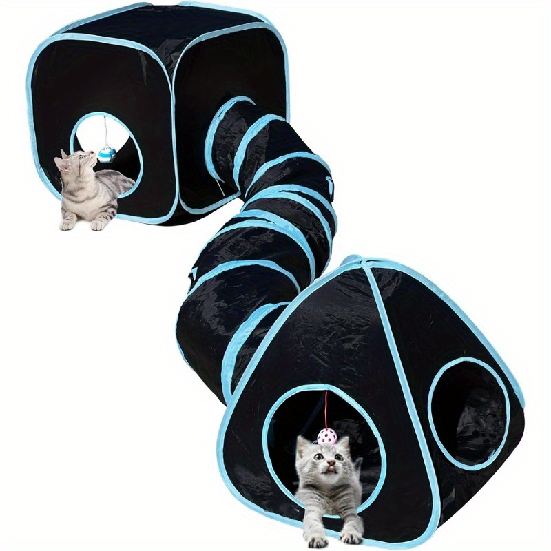 

Cat Tunnels For , Collapsible Crinkle Interactive Peek , Cat And For , , , Rabbit - Set Of 3