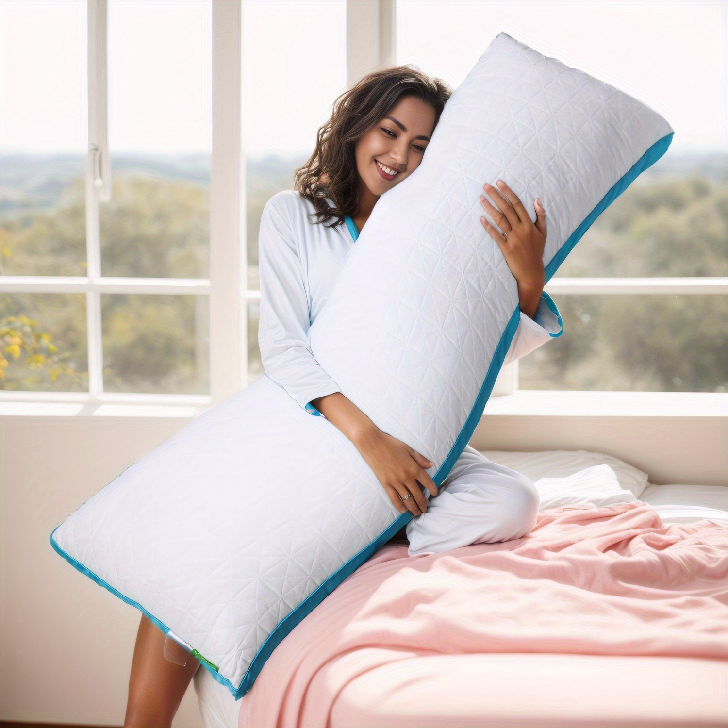 Body Pillow Cover Extra Long Lumbar Pillow King Bed Amazon Best