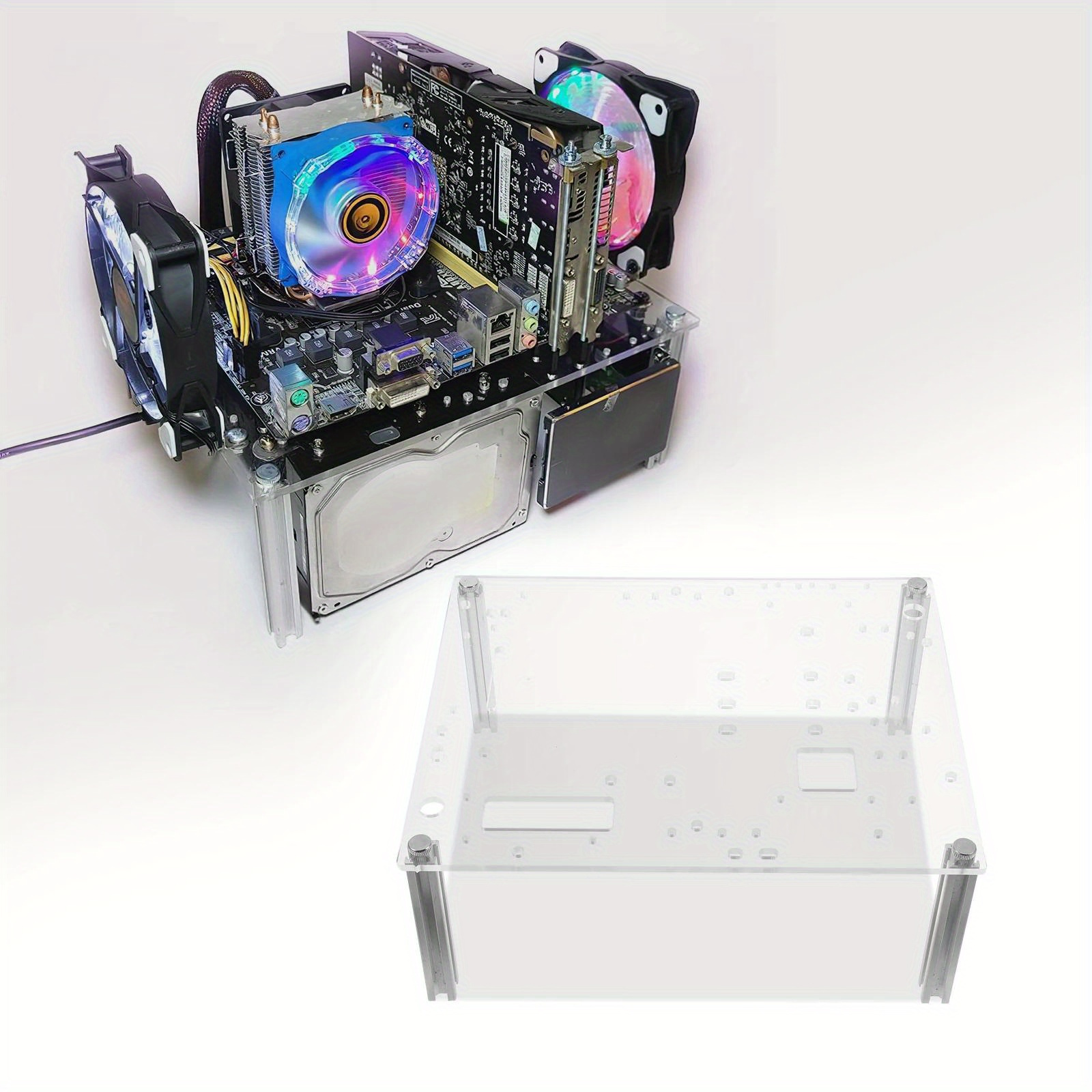 Acrylic Diy Itx Pc Case Mini ITX PC Case, Small Gaming PC Case