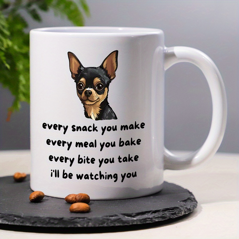 

1pc, , , , Dog / Tea Mug, Mug, Mug, Decorative Mug, Unique , To On Christmas, New , ,