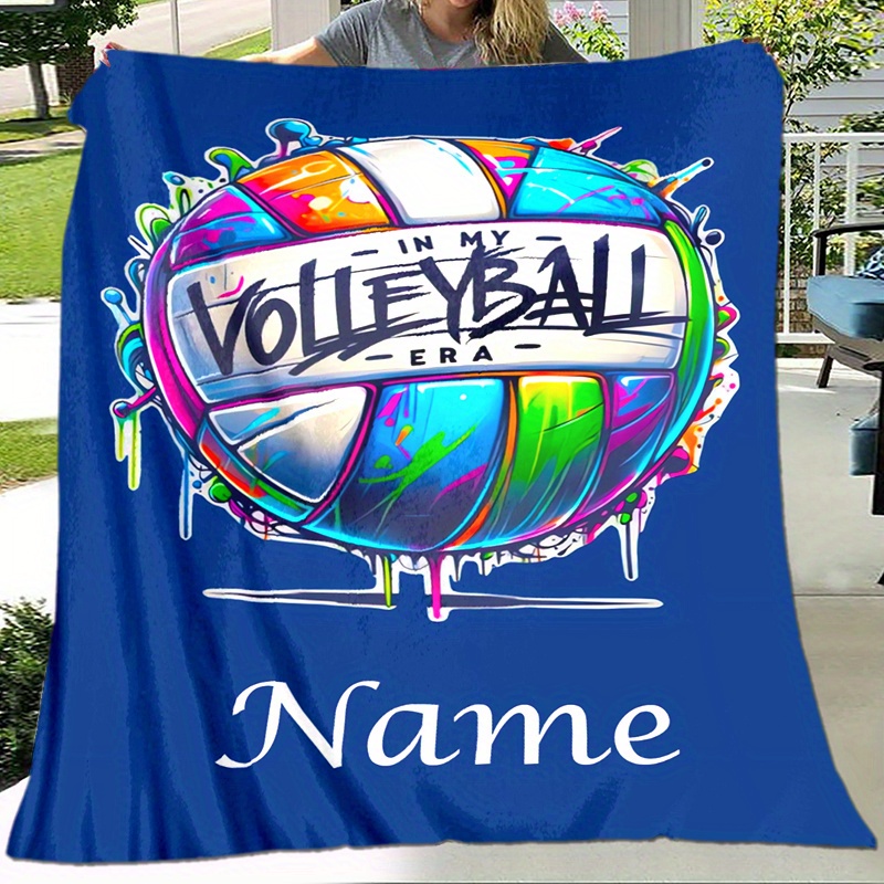 

Personalized Volleyball Fleece Blanket - , For , , Camping, Sofa | , Christmas Decor