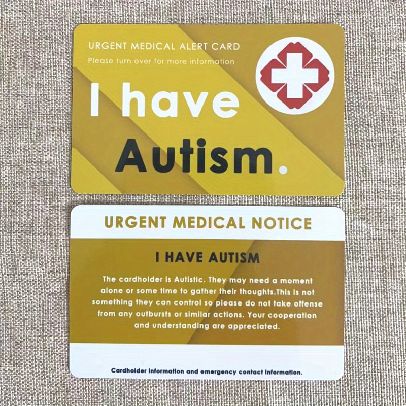 TEMU Ptsd Cognitive Card - Durable Pvc, (anxiety, Alcohol Abstinence, Autism, Tsd, Alcohol Abstinence), Mature Style, Single Pack, Fits Wallet And