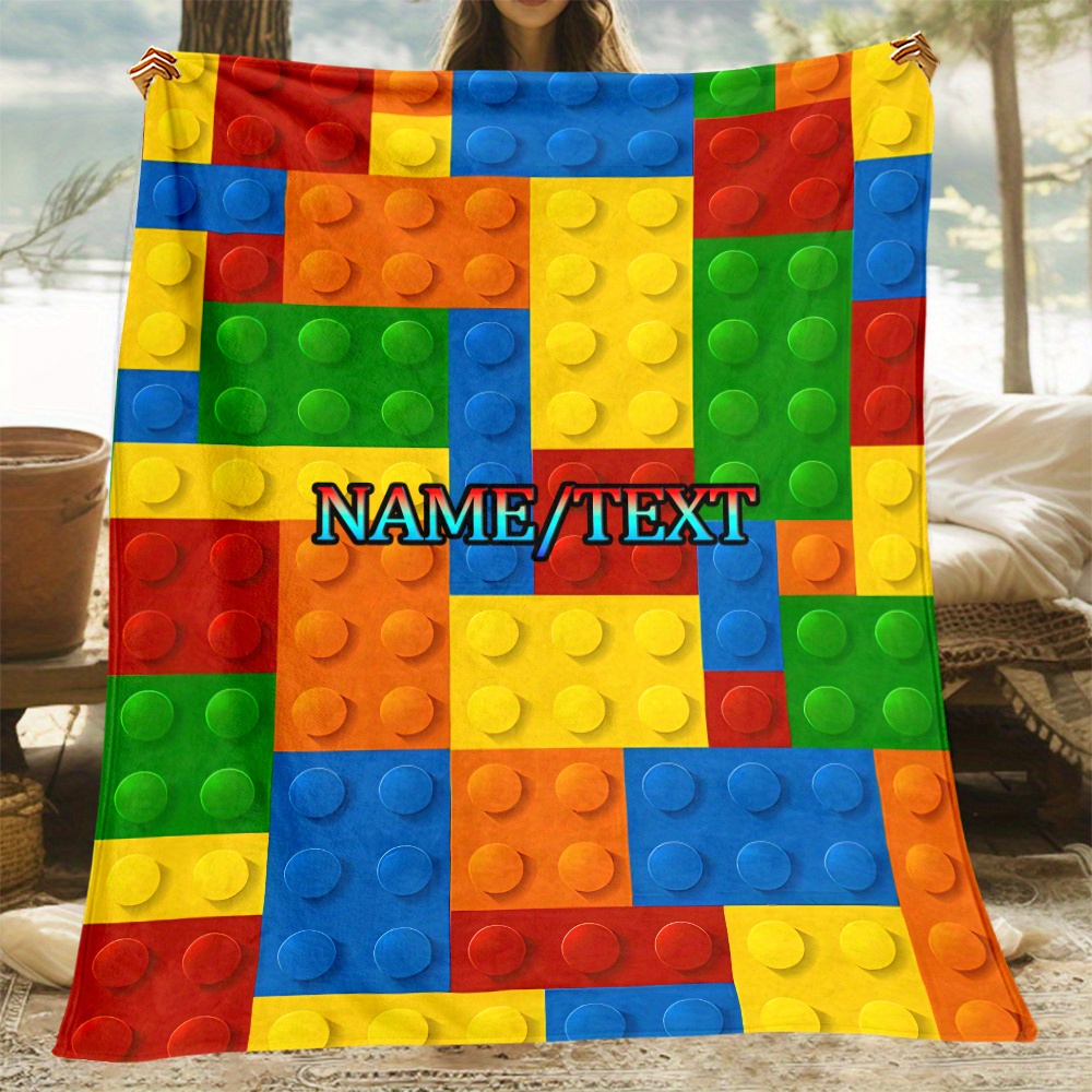 

Customizable Building Blanket - And Fleece, No-electricity Sofa/bed/, For - 1pc