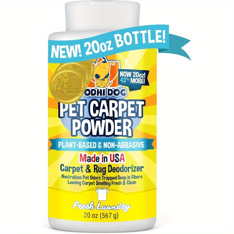 Natural Dog Odor Carpet Powder Smell Eliminator Remove Urine Smells