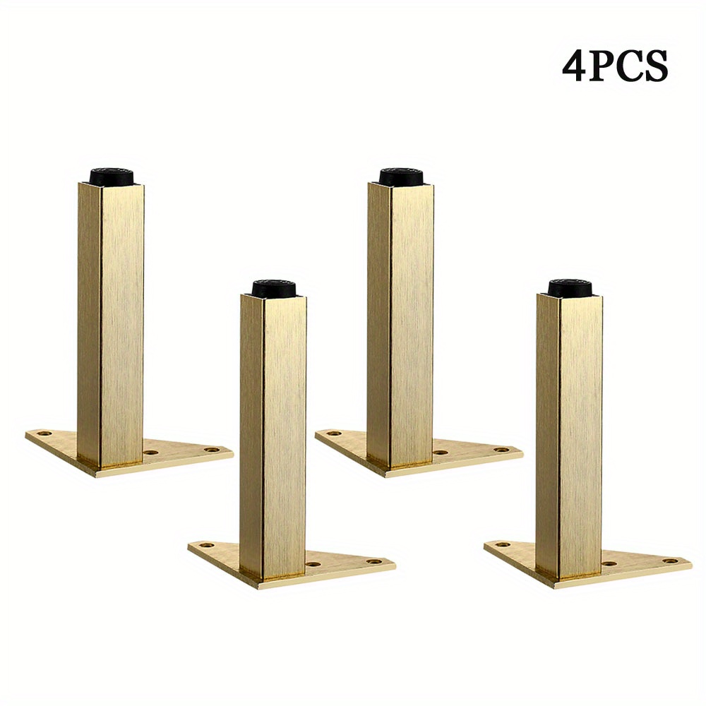 TEMU 15cm Brushed For Homes Chair Metal Iron Sofa Leg Sofa Tv Stand Leg Metal Dining Table Metal Sofa Bed Frame Furniture Leg