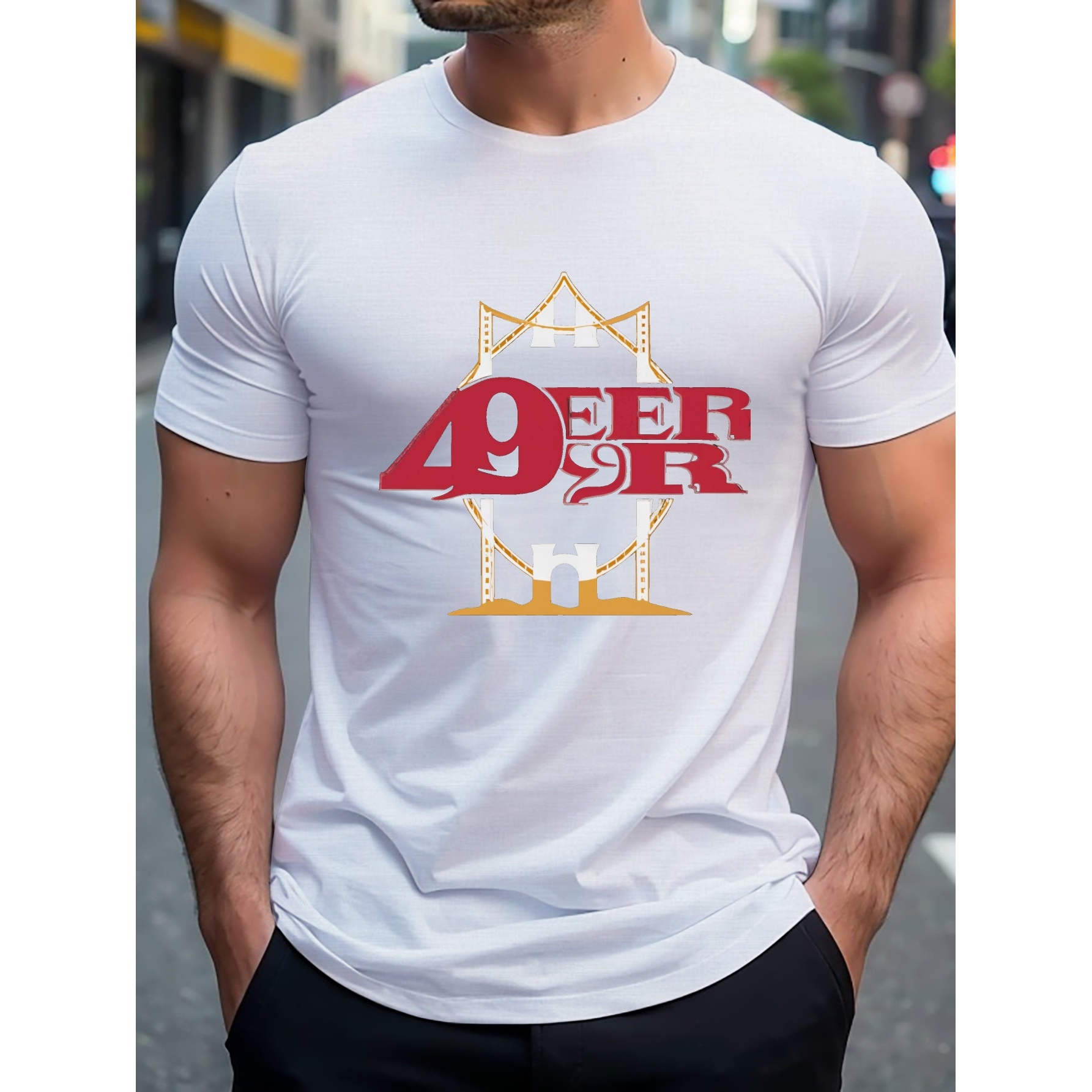 

T-shirt, Comfortable Men's T-shirt, Summer Casual Short Sleeve T-shirt