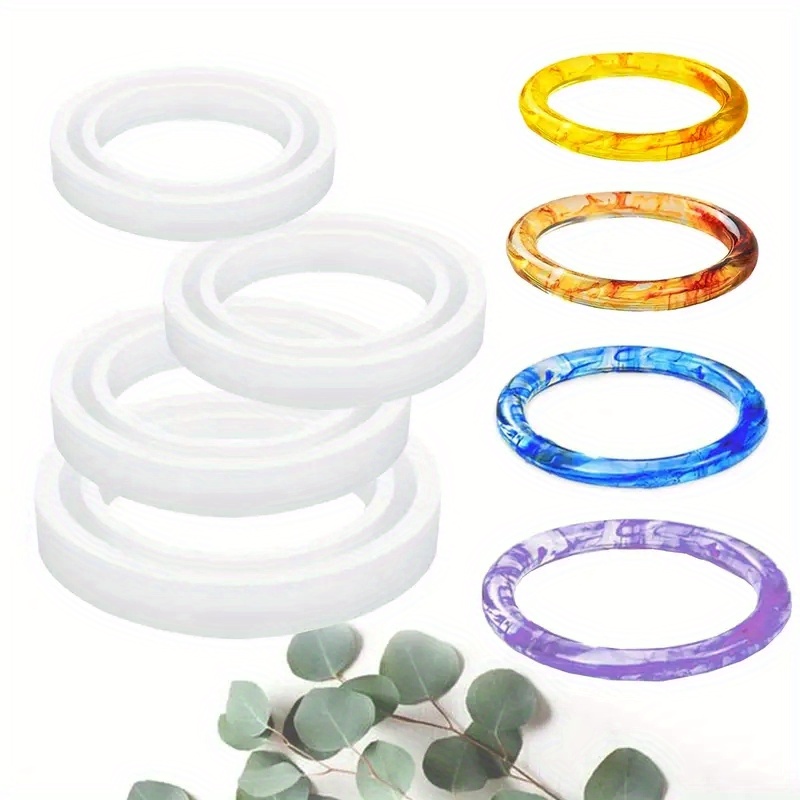 

3pcs Set For Bracelets & Jewelry - , Diy Casting Molds For Epoxy Crafts, Dried Wristbands & Pendants