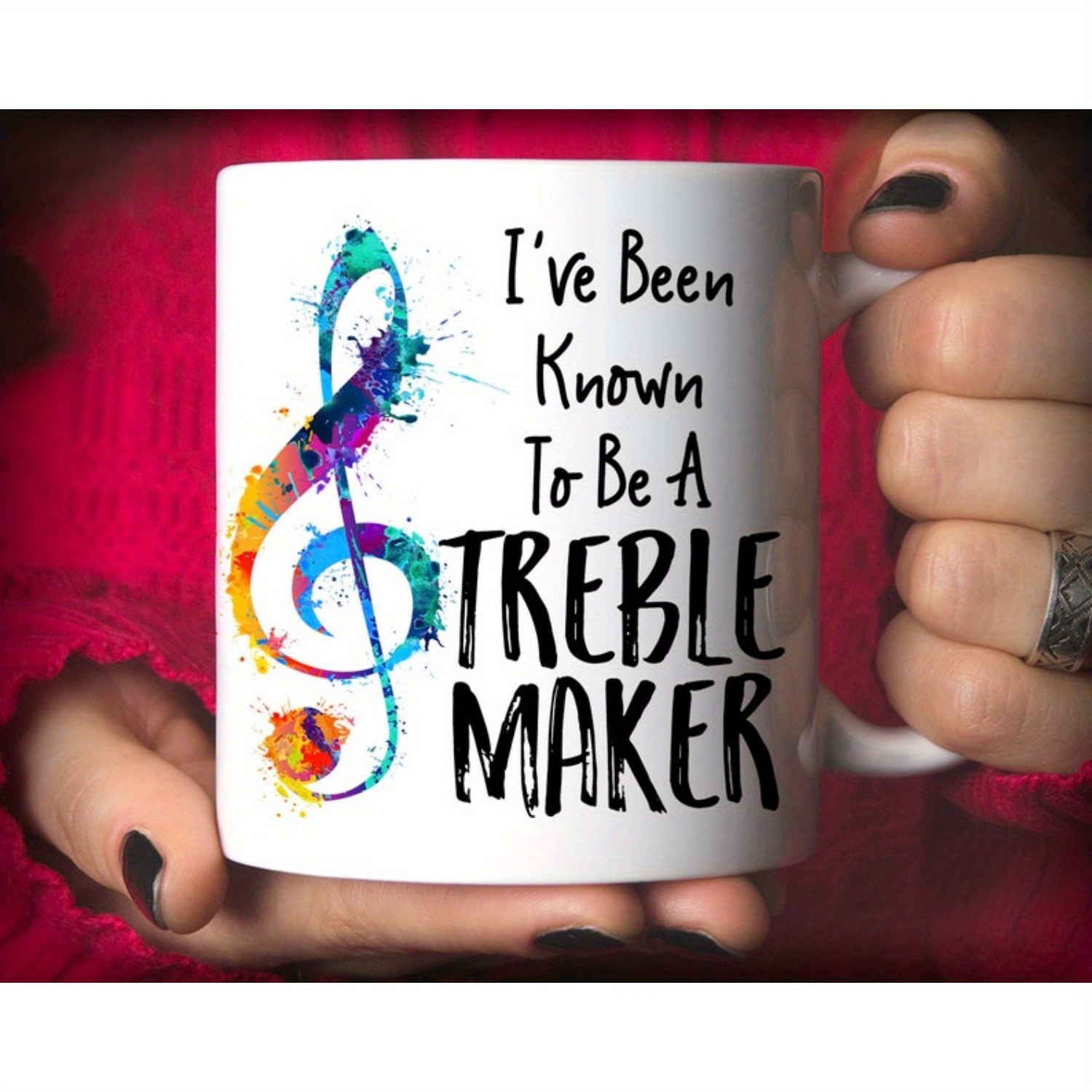 

Gift For Music Teacher | | Music Teacher Gift Idea | Funny Music Mug | To Be A Treble Maker Mug