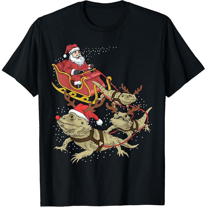 

Bearded Dragon Christmas T-shirt Christmas T-shirt For Men Funny Christmas Gifts