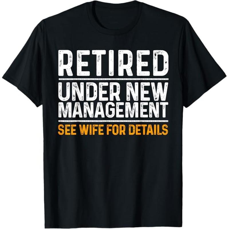 

Funny Retirement Party Men's T-shirt - Dad Humor, , Short Sleeve - Black, 100% Cotton, Gift For Men Women Dad Mom Friends, S-xxxl, Black