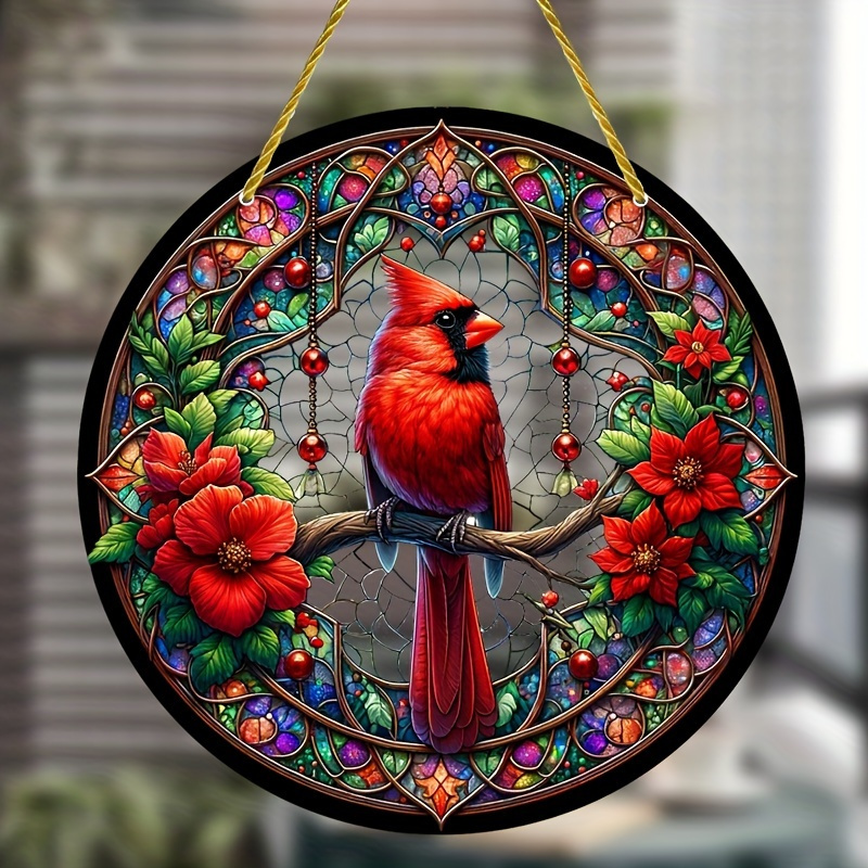 

1pc, Red , Dye Plastic Hanging, , Hanging , Round , Decor, Decor, Decor, Decor, , Decor (8x8inch/ 20x20cm)