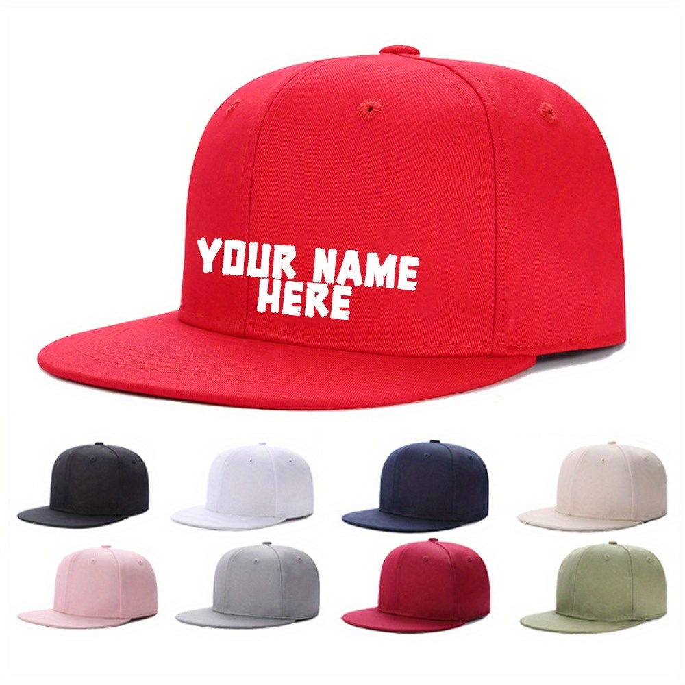 

1pc Personalized Hat, , 100% Non-woven, Sun Cap For Men