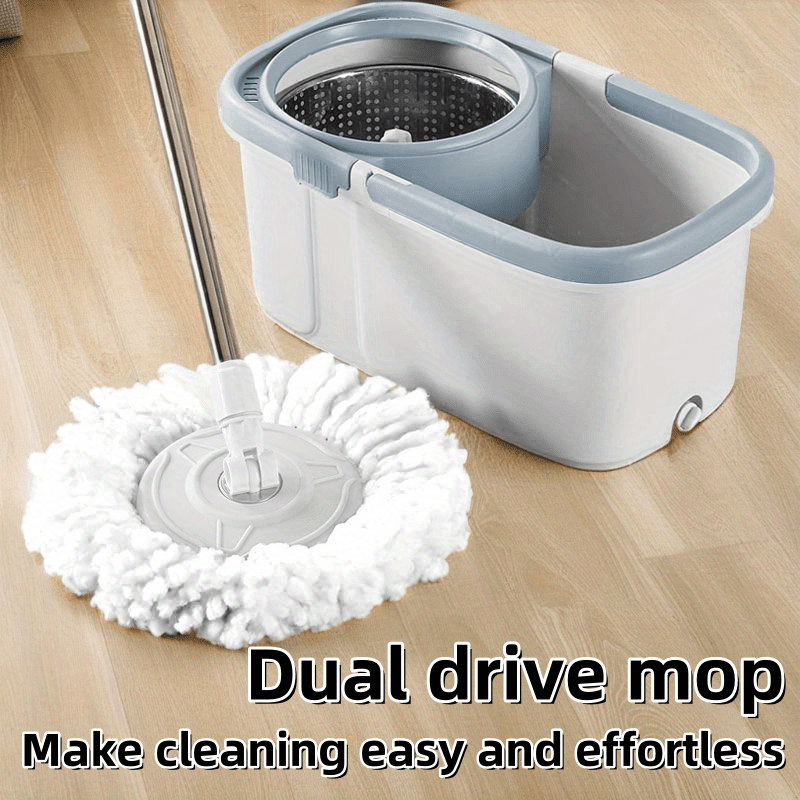 

1 Set - Mop And Kit - Cleaning For , , , Bathroom, - Plastic Mop Steel , 360° Rotating - No Required -