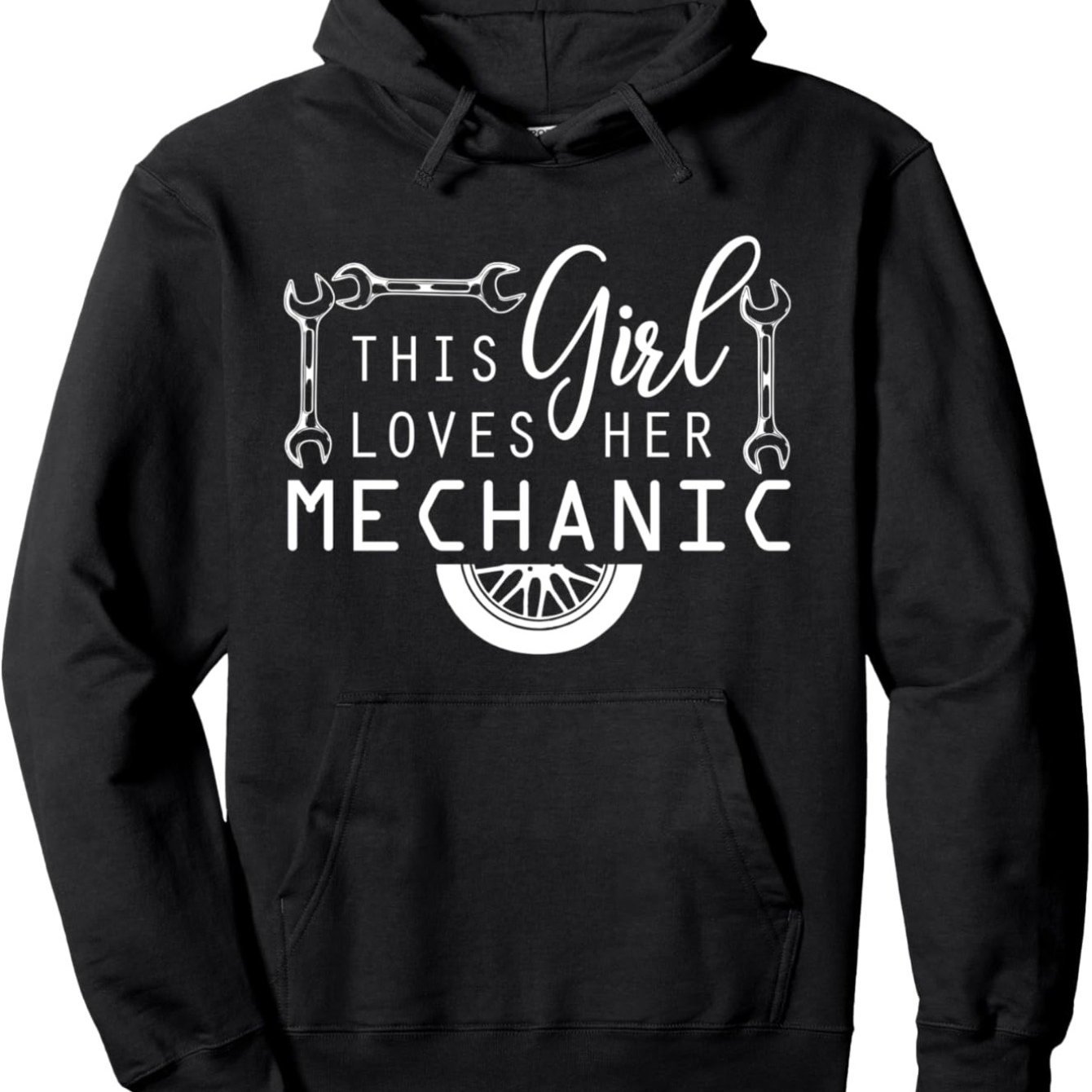 

This Girl Her Mechanic Mechanics Wife Funny Car, Hooded Sweatshirt, Sweatshirt, Crew Neck Sweatshirt, , Breathable, Casual Hooded Sweatshirt, , Casual