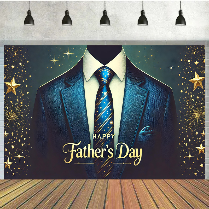 

Father's Day Banner Backdrop 7x5 Ft, Polyester Photo Background Cloth, Design, Non-electric Multipurpose Party Supplies For Cake Table, , Photography & Outdoor Celebrations