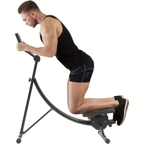 durable ab machine for home gym ab workout equipment adjustable ab machine full body workout for home gym strength training exercise equipment for body shaping foldable waist trainer without battery