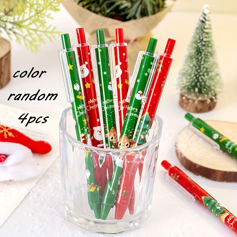 

4-pack Christmas Gel Pens - Office Supplies, Creative