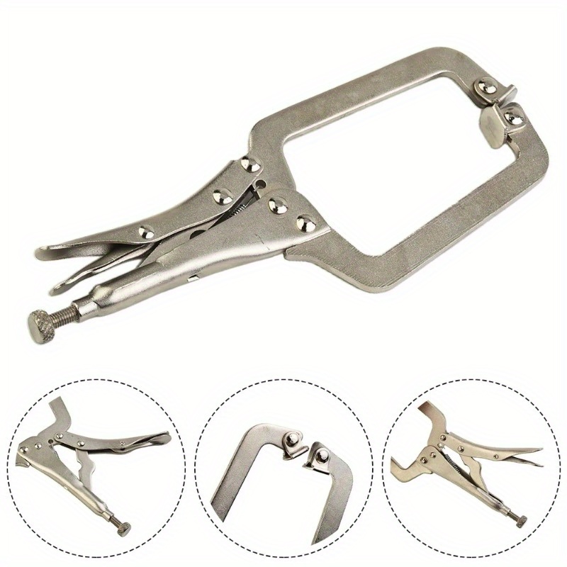 

9 Inch Steel C Clamp Locking Welding Pliers Wood Tenon Locator Tool Tools Herramientas De Mano Ferramentas Man