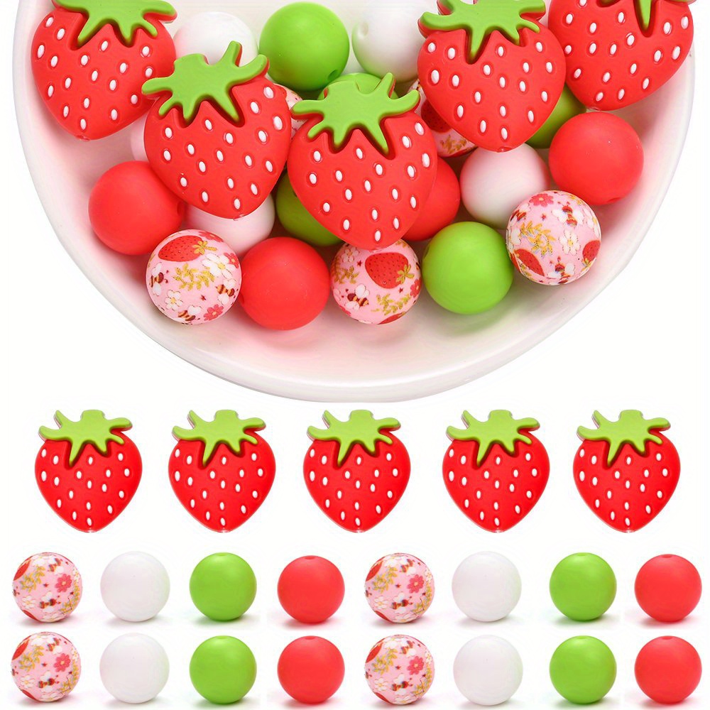 

25/40pcs Set, Round Spacer , For Bracelet, Necklace, Earring, Diy Keychain , Jewelry Making Set