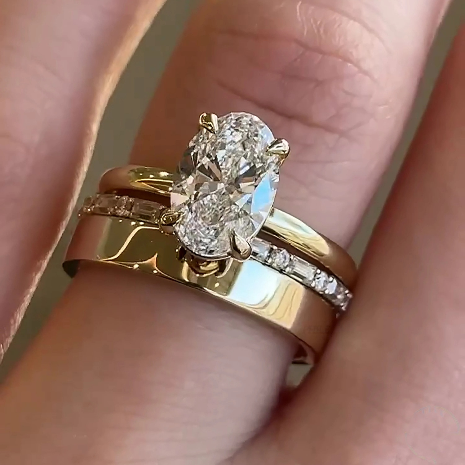 

3pcs Zirconia Bridal Set - Engagement & , For Weddings &