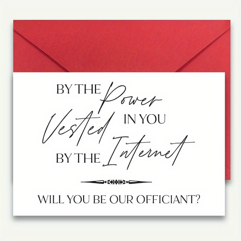 

You Be Our Officiant - , Blank For , For Pastors &