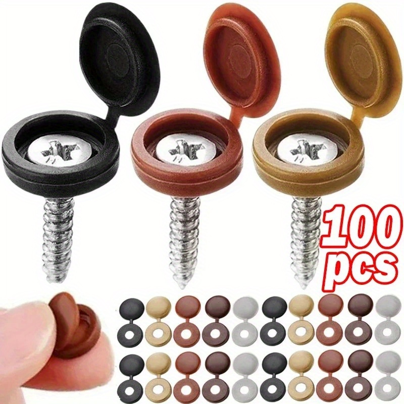 EWS 16 Mm Stainless Steel Mirror Nails Screw Cap (8 Pieces)-in Nails