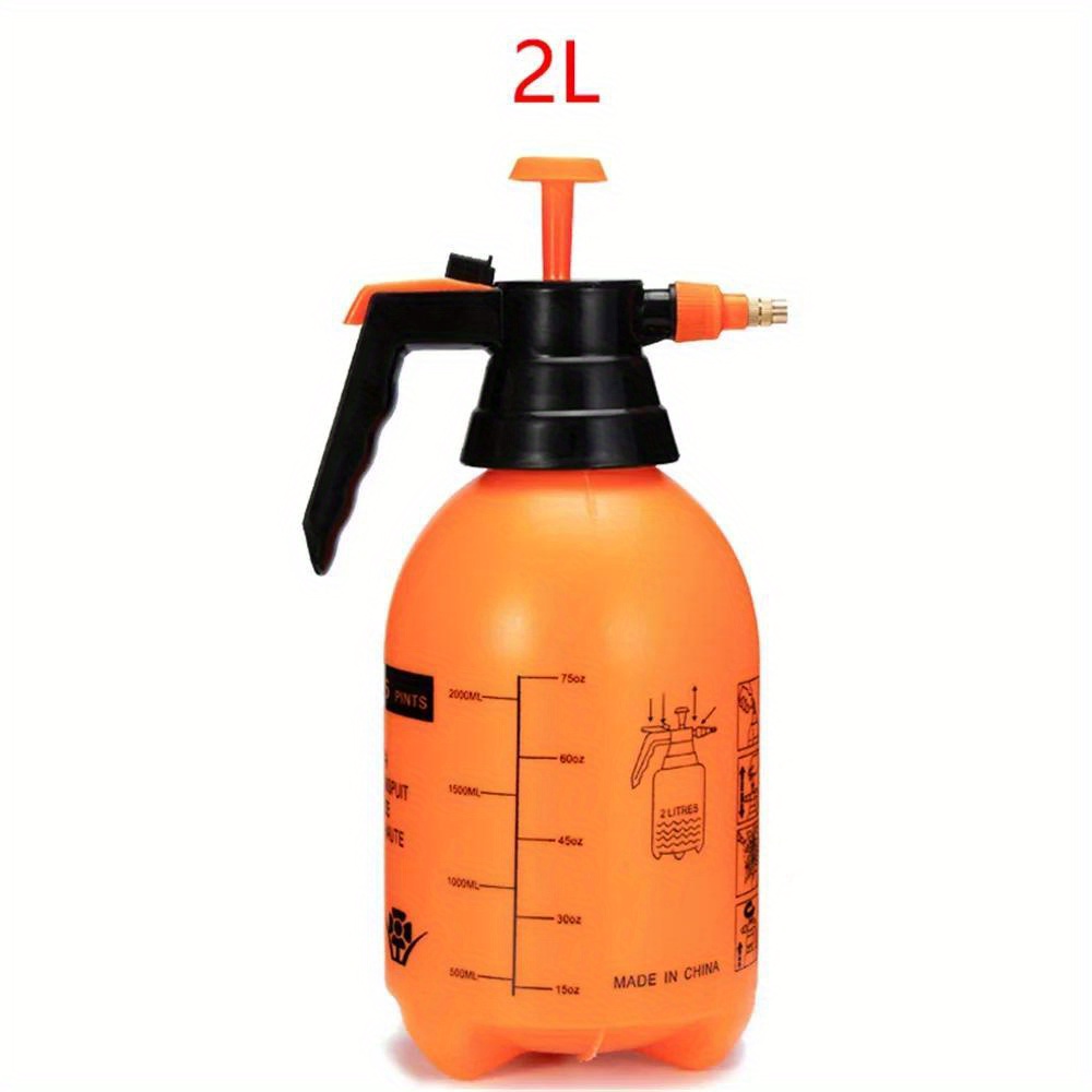 TEMU High-pressure Car Wash Foam Sprayer, Manual Pressure Pump, Garden Water Sprayer, Sterilization Atomizer, Durable Pp Material, Accessory