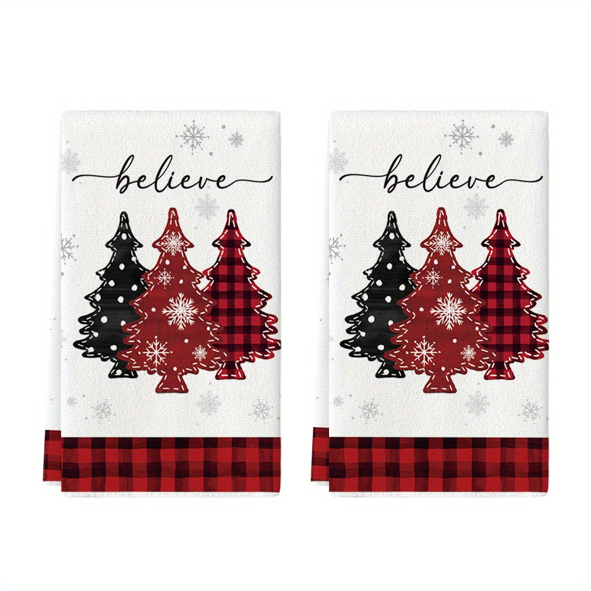 

Sm:) Trees Christmas Kitchen Towels Dish Towels, 18x26 Inch Daily Winter Room Funky Home Decoration Hand Towels Set Of 2/ 3/ 4