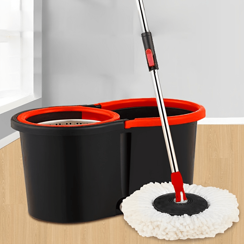 

1 Set, Rotating Spin Mop Set With Bucket, Use, Home, Kitchen, Bathroom Cleaning Supplies1 Set, Rotating Spin Mop Set With Bucket, Use, Home, Kitchen, Bathroom Cleaning Supplies