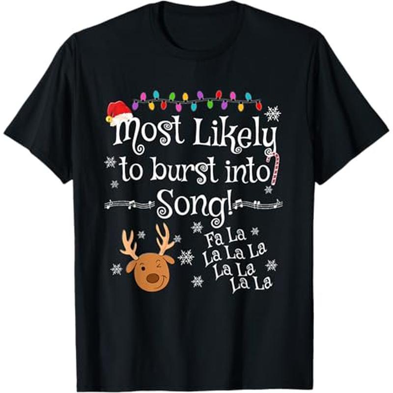 

Most To Into La Funny Christmas T-shirt, 100% Cotton, Gift For Men Women Dad Mom Friends, S-xxxl, Black