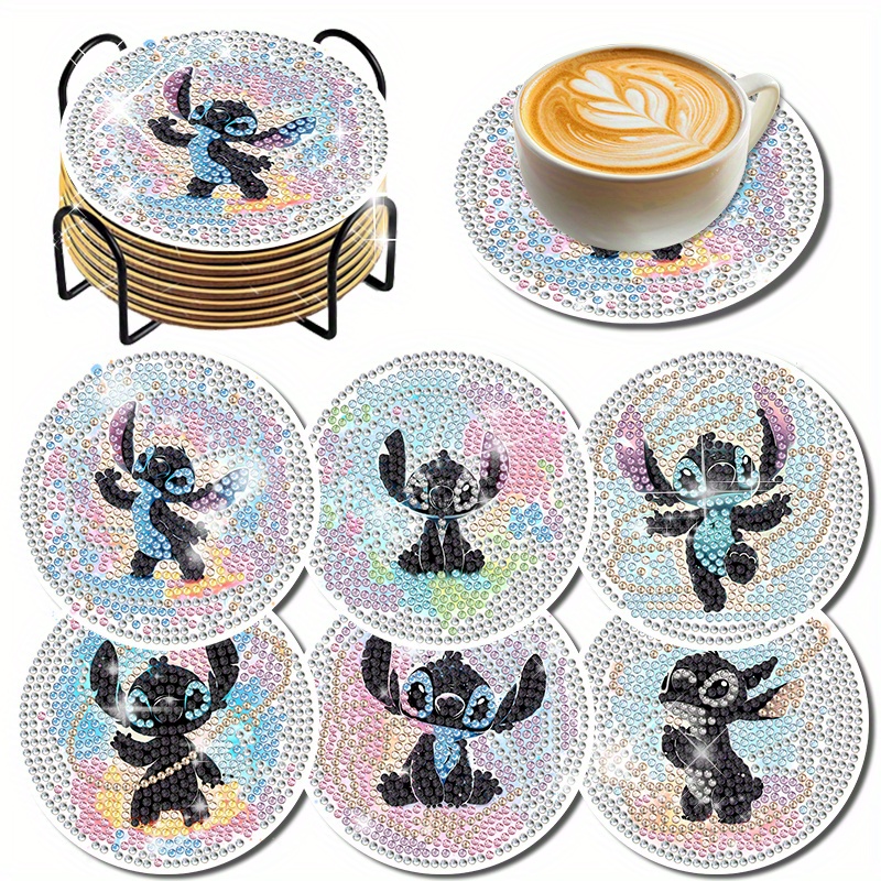 

de 6 Sous-verres d'Art DIY Mesuca - Thème , de Boisson en de Résine Antidérapante la Décoration de & de , Kit d'Artisanat à Scintillantes, Cadeau de Pendaison de Crémaillère , Cadeau Unique