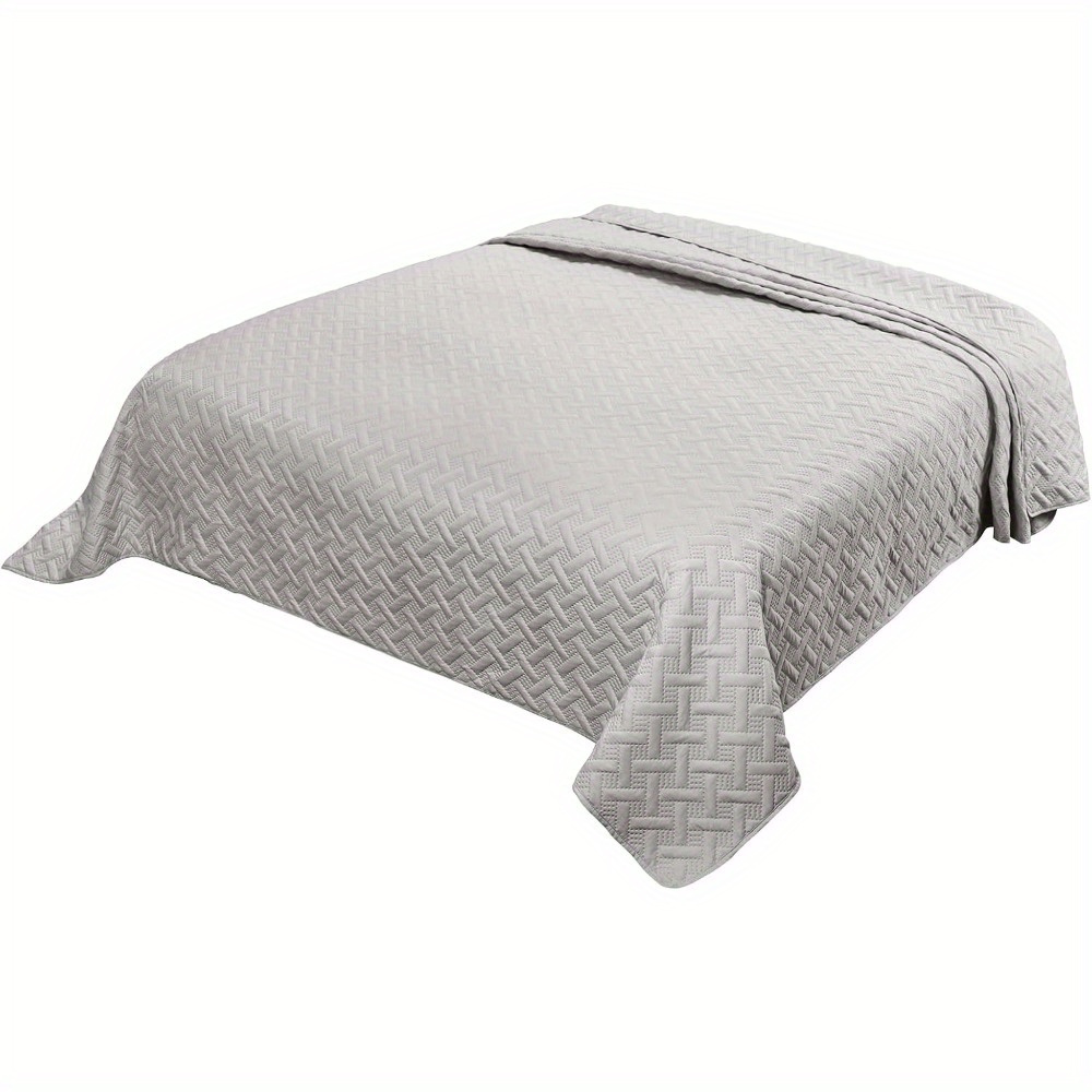 1pc, Bedspread Bed Throw, Quilt Ultrasonically Sewn, Bedspreads Soft And Skin-friendly, Sofa Throw Throw Blanket For Bed