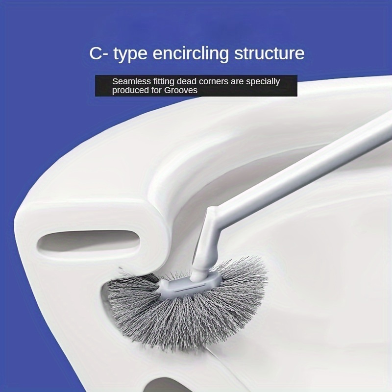 

Ergonomic Long- C- - , Portable & Reusable For Bathroom - Cleaning, Hygienic