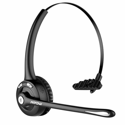 wireless business headphones trucker hands rechargeable earphones with microphone