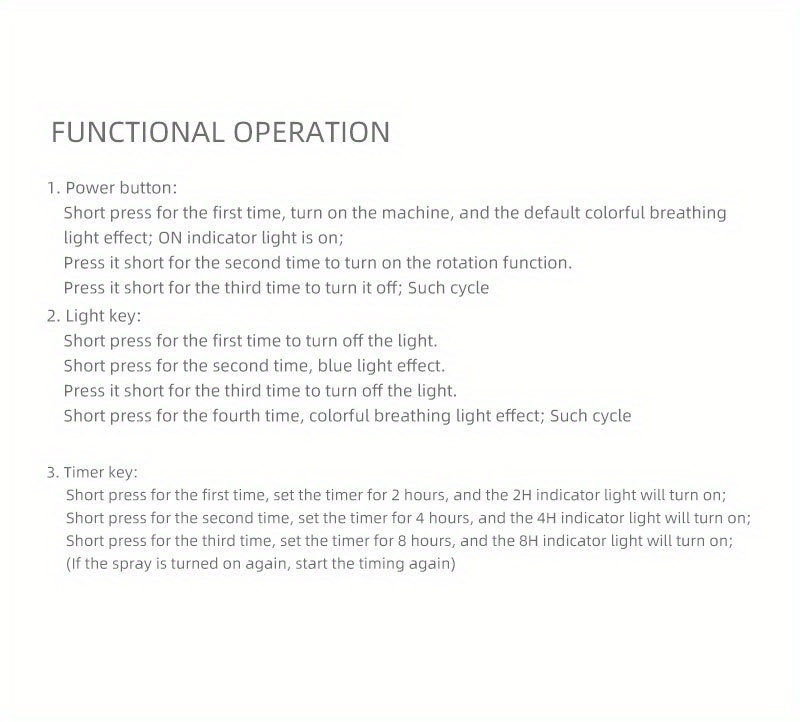 rotating aromatherapy humidifier with essential oil diffuser with led lights plug powered 110v us plug for room types ideal for home office and holiday gifts details 15