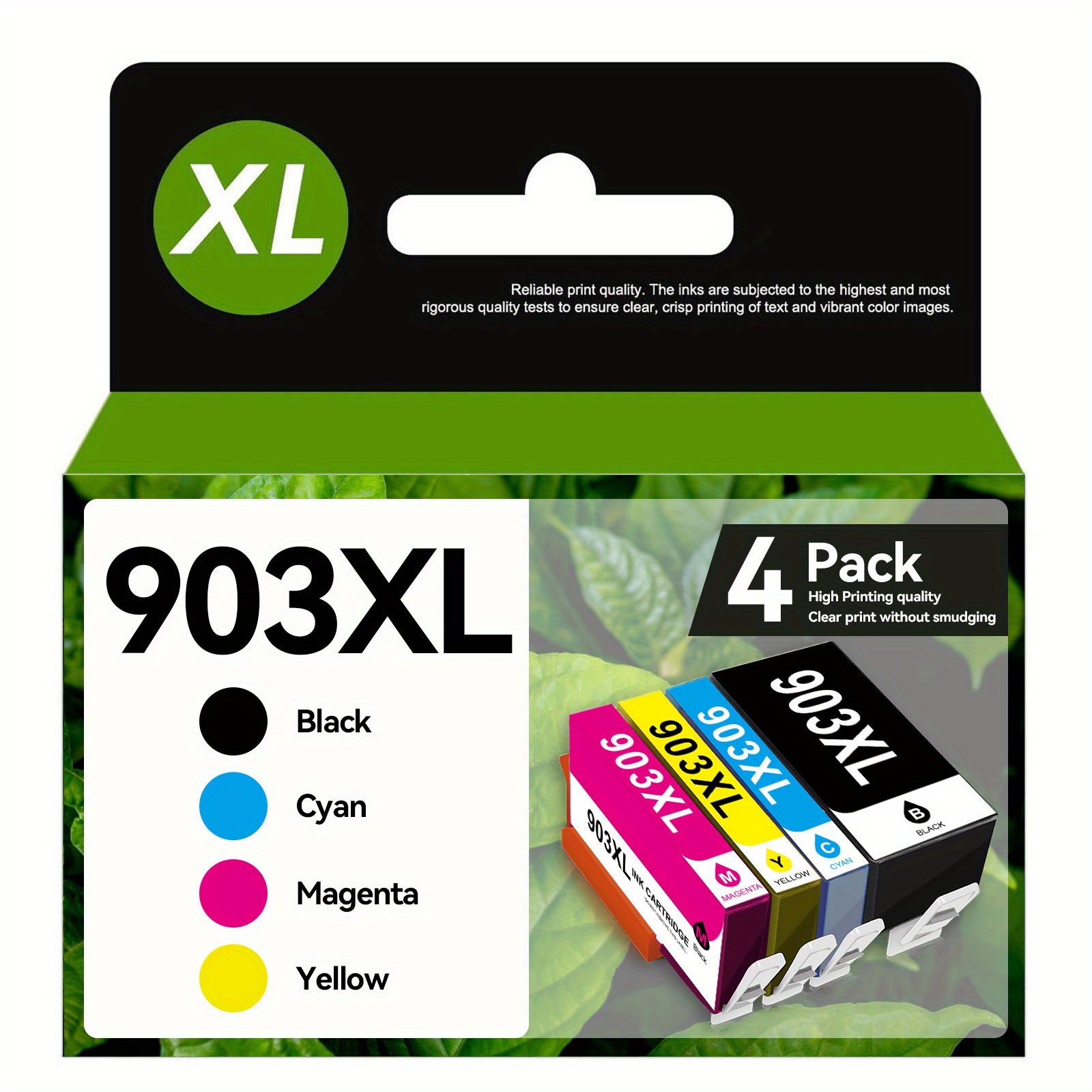 Image of 903 903xl Multipack Printer Cartridges Compatible For 903 Printer Cartridges For Pro 6970 6960 For 6950 6960 -one Printer (black Blue Red Yellow)