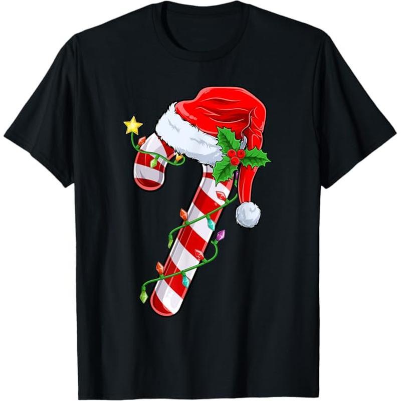 

Candy Cane Crew Christmas Matching Girls T-shirt, 100% Cotton, Gift For Men Women Dad Mom Friends, S-xxxl, Black