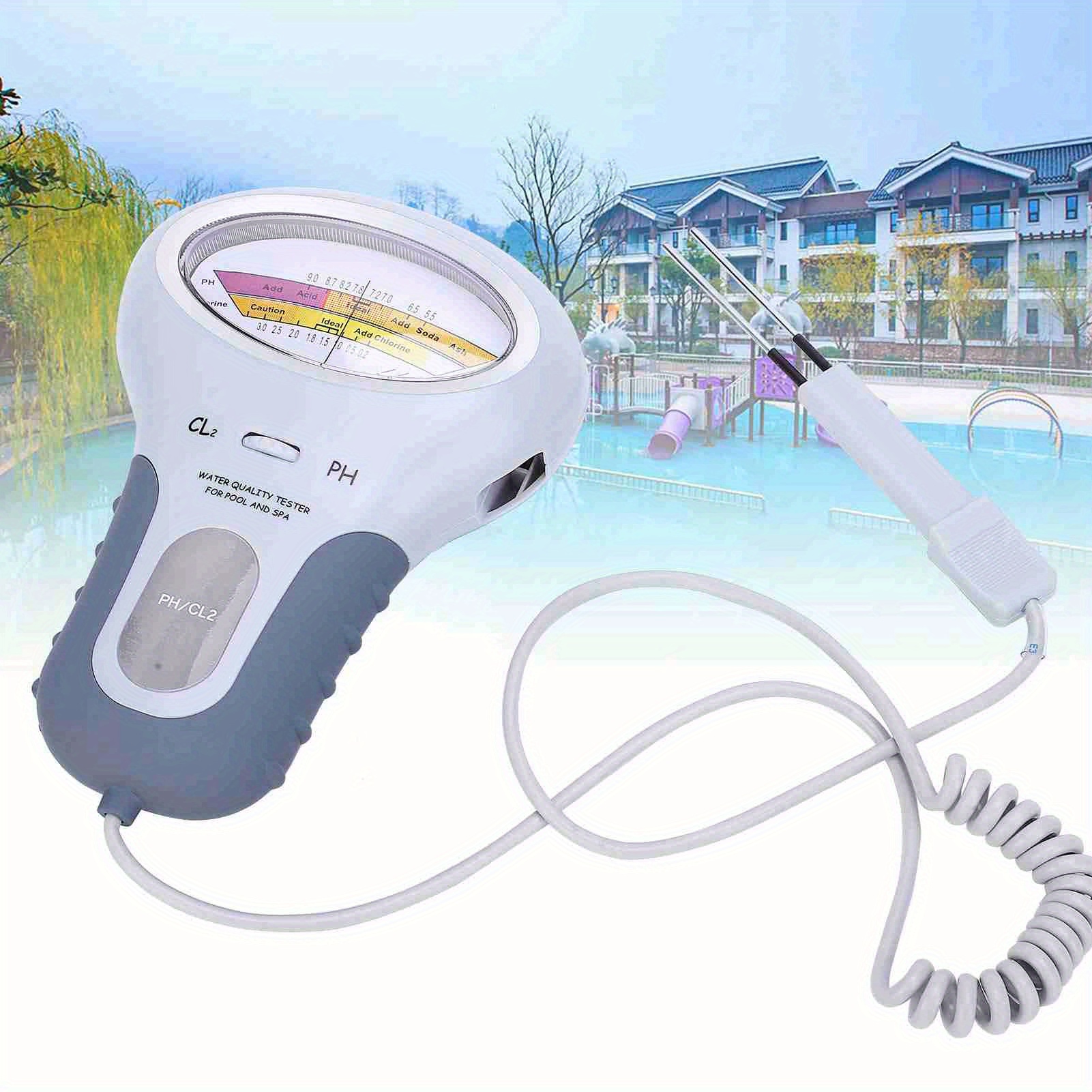 

Pc‑ 102 Cl2 Chlorine& Ph Tester Swimming Pool Quality With Probe