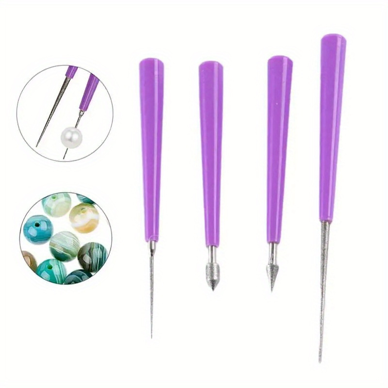 

Tool Set - Diamond And Beading Reamer, Jewelry Making File Kit Assorted Tip , Manual For , 's