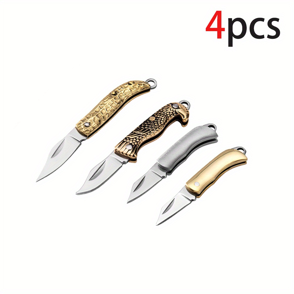 

4pcs Multifunctional , Keychain Knife, Portable Knife, Knife, Men' Key