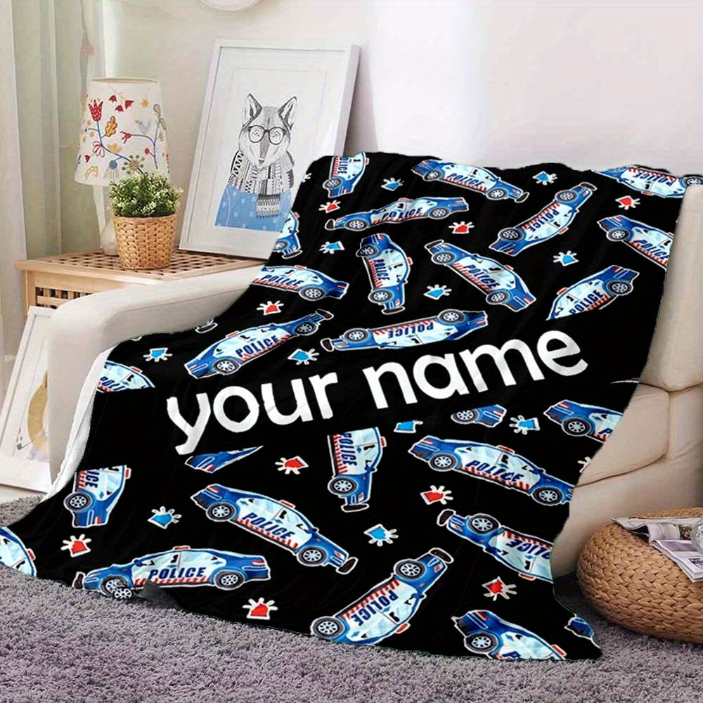 

Personalized Car Blanket - , - For Sofa, Bed, & Camping | | Christmas