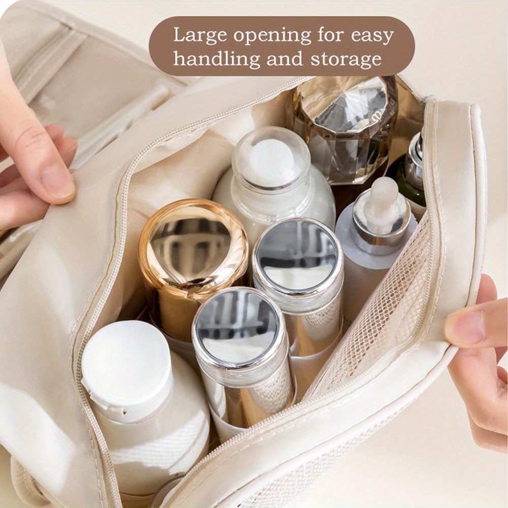 Multi-Purpose Hanging Toiletry Bag, Polyester Makeup Organizer with Zip Pockets, Versatile Storage Pouch, with Ideal for Camping, Travel, Business Trips, for Christmas, Valentine'S Day Perfect Gift for Family and Friends details 6