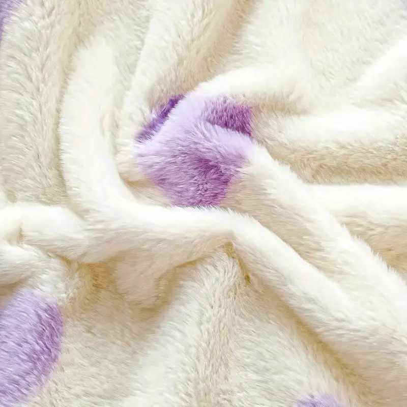 2pcs thickened soft pillowcases love pillowcase high gram weight long plush thickened warm machine washable Product details 7