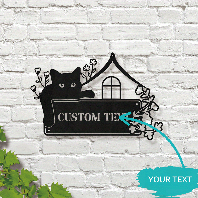 custom text   address sign personalized art deco door hanger   number plaque for adults 14 unique wall decor for home entrance patio   family name hanging sign details 1