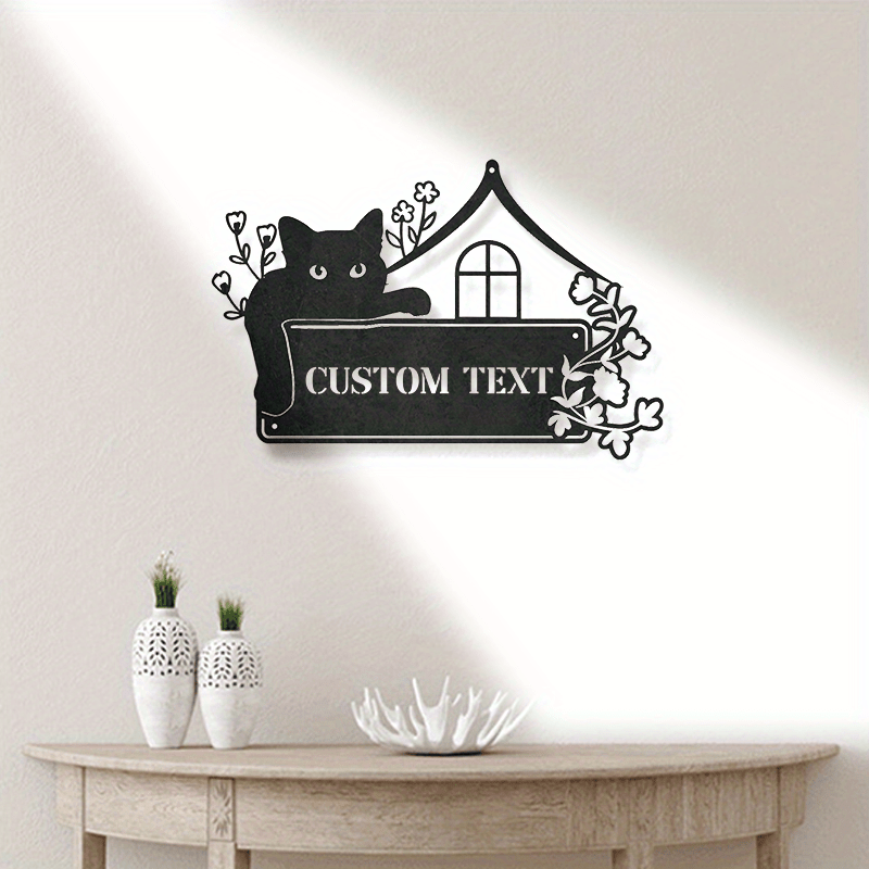 custom text   address sign personalized art deco door hanger   number plaque for adults 14 unique wall decor for home entrance patio   family name hanging sign details 4