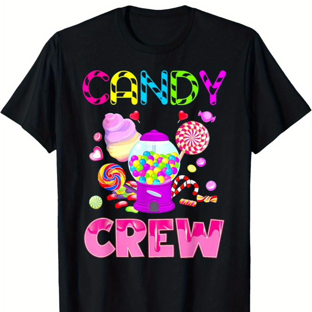 

Candyland Decor T-shirt. Men's Crew Neck T-shirt