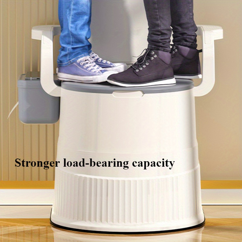 portable toilet for women and the elderly without power required hip friendly with load capacity for home bathrooms portable for indoor and outdoor use Product details 6